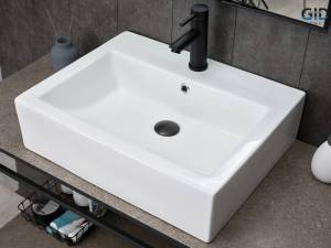 Раковина Gid Geométrico N9157 51216 белая, 57x45.5x15.5