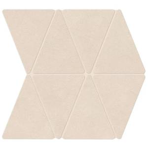 Мозаика Atlas Concorde Boost Natural A7CN Kaolin Mosaico Rhombus 33.8x36.7