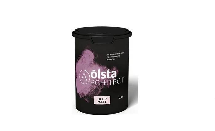 Краска интерьерная Olsta Architect Deep Matt база A глубокоматовая 2.7 л