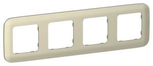 Рамка 4-постовая IEK Flite FI-M42-31-20-K37 шампань