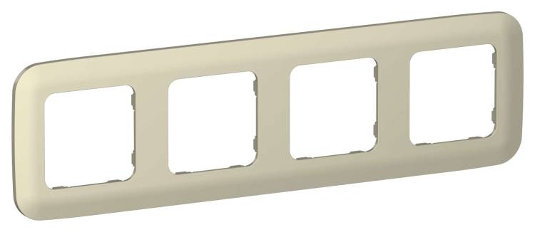 Рамка 4-постовая IEK Flite FI-M42-31-20-K37 шампань