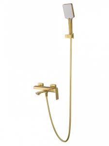 Смеситель для ванны Wonzon & Woghand WW-88639011-BG с душем, брашированное золото