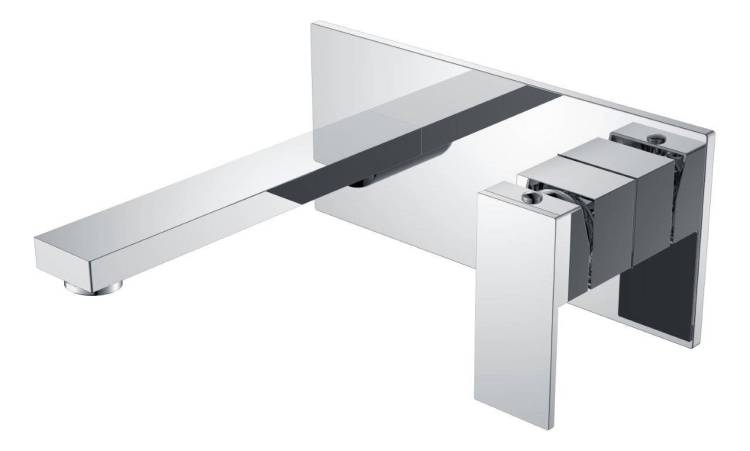 Смеситель для умывальника Boheme Qubic 475-CR Хром
