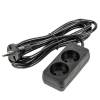 Удлинитель Uniel Ultra S-CU2-3 Black