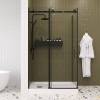Душевой уголок Cerutti Spa CEZARES120B стекло прозрачное