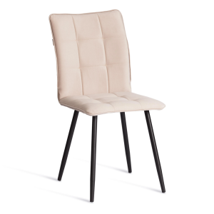 Стул Tetchair Bari LT 24800 бежевый, черный, велюр