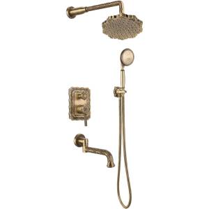Душевой комплект Bronze de Luxe 10137F с внутренней частью