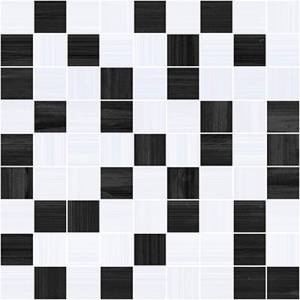 Декор Laparet Stripes чёрный+серый 30x30