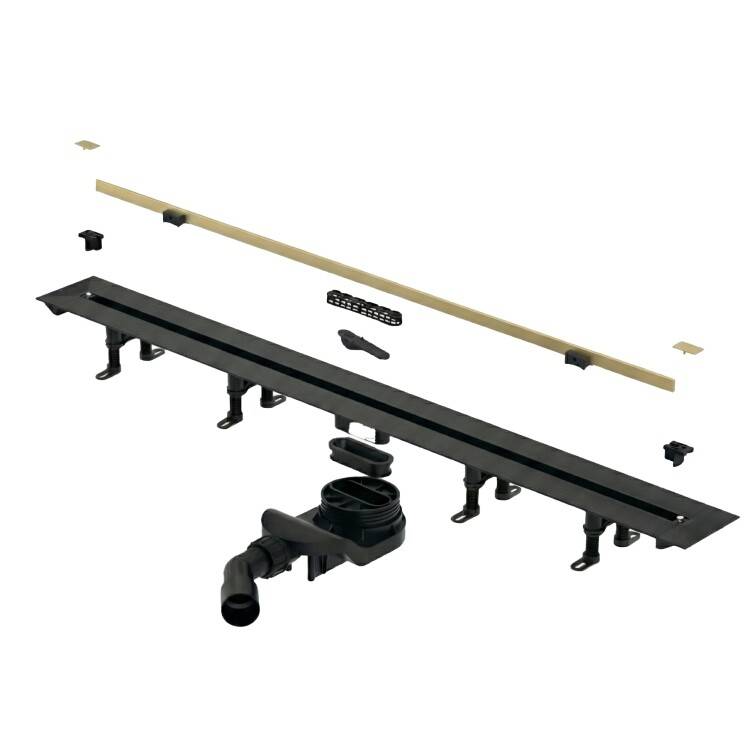 Душевой лоток Splendy Vario Drain VD30512KYGM золото матовое, 120 см