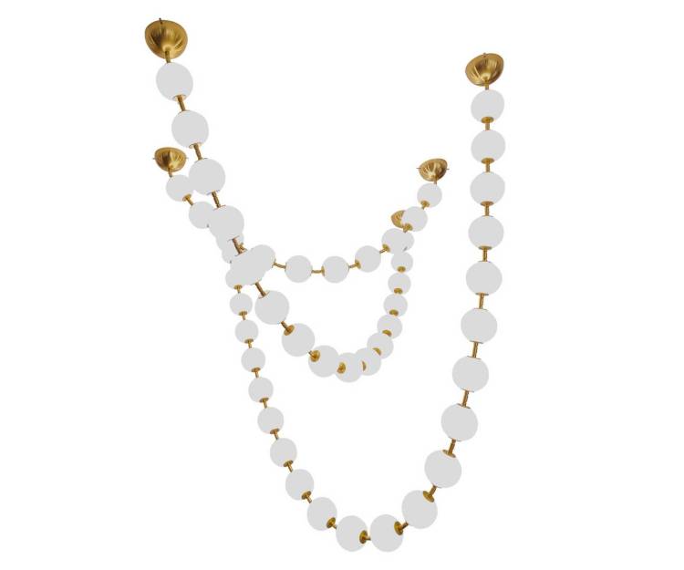 Подвесной светодиодный светильник Kink Light Мони 07627-3S,20