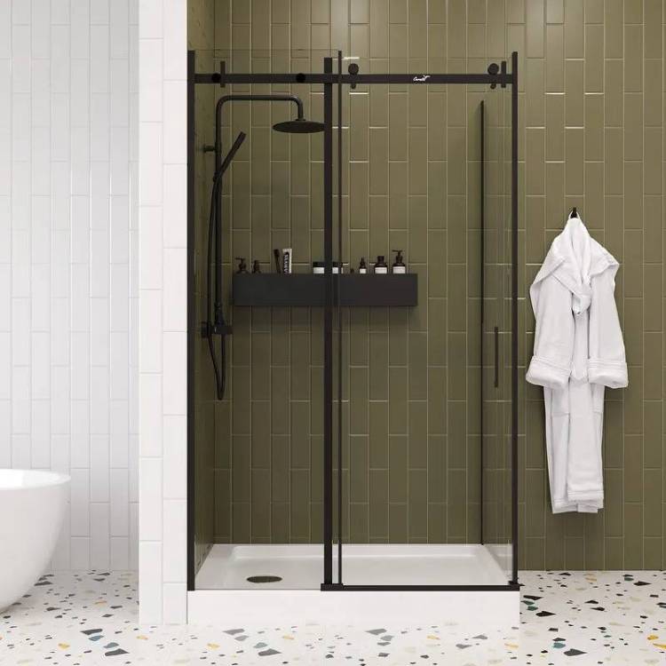 Душевой уголок Cerutti Spa CEZARES120B стекло прозрачное