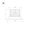 Встраиваемый светодиодный светильник Arlight MS-Atlas-Trimless-R50-6W Day4000 035745 фото 2