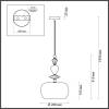 Подвесной светильник Odeon Light Exclusive Bizet 4855/1A фото 6