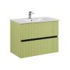 Тумба под раковину Art&Max Torino AM-TORINO-800-2C-SO-MN-P Мята, 80x43.8x57 фото 2