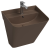 Раковина Isvea Sott'Aqua 10SQ37002SV-2H коричневый матовый, 50x42 фото 2