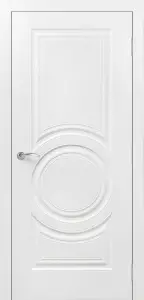 Межкомнатная дверь Verda эмаль Роял 4, глухая, белый 900x2000