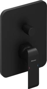 Смеситель для ванны Ravak Flat X070179 черный матовый