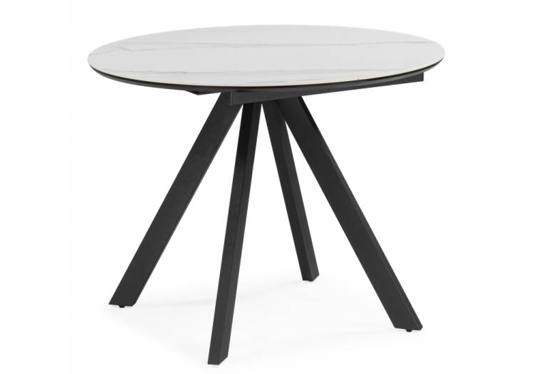 Керамический стол Notta Трейси 664950 snow white / черный