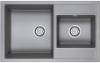 Мойка кухонная Paulmark Tandem PM238250-GRM серый металлик