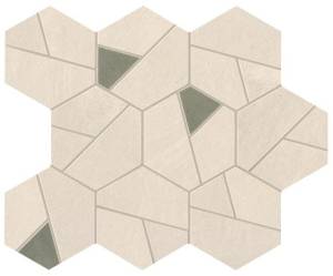 Мозаика Atlas Concorde Boost Pro A0QN Ivory Mosaico Hex Olive 25x28.5