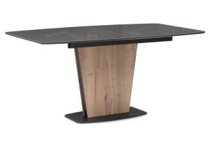 Стол Woodville Теон 532378 графит, дуб галифакс 160(200)x90x76