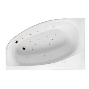 Акриловая ванна Excellent Kameleon RELAX WAEX.KML17.RELAX.GL 170x110 левая, золото