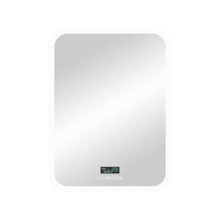 Зеркало Continent Glamour ЗЛП130 с многофункциональной панелью 600x800 ,белый