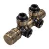 Узел нижнего подключения Primoclima Armature Lunar PCART890ABR термостатический, угловой, правый 1/2"х3/4"Е, бронза фото 3