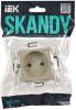 Розетка 1-местная IEK Skandy SK-R10-10-K10 бежевый фото 6