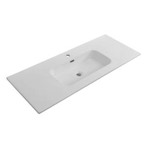 Раковина Cezares Duet CZR-8095-120 белый глянцевый, 121x46x17