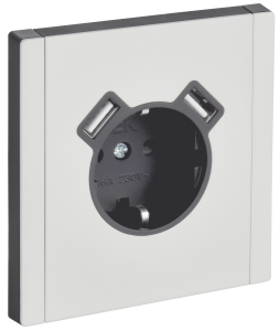 Розетка 1-местная с заземлением, шторками и USB Type A+A IEK Forte&Piano FP-R14-16-U21-D31-M-K01 белый