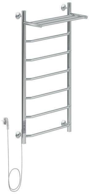 Полотенцесушитель электрический Aquanet Fiona 282057 тэн слева, с полкой, 100х50