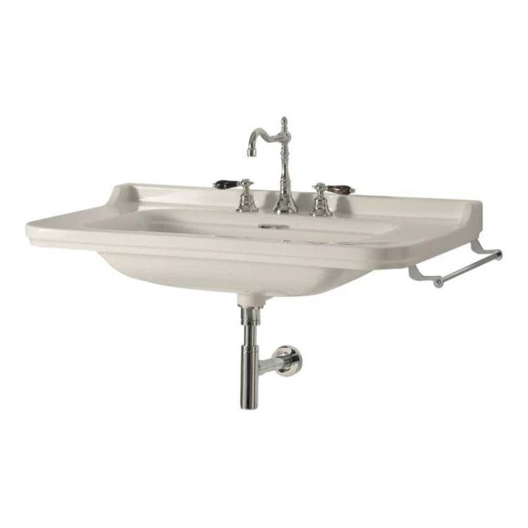 Раковина Kerasan Waldorf 4142K1bi/cr*1 подвесная, белая