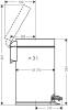 Мусорное ведро Hansgrohe AddStoris 41775670 3 л, матовый черный фото 2