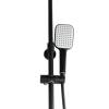 Душевая стойка Royce Cube RCS-120603BL без излива, черный матовый фото 4