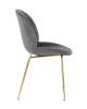 Набор из 2 стульев Stool Group Beetle 8329 VELVET GREY X2 серый фото 4