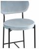 Стул барный Stool Group Барбара BARBARA CC HLR-57 велюр серо-голубой фото 7