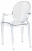 Стул Stool Group Victoria Ghost XH-8072 transp с подлокотниками прозрачный фото 5