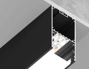 Алюминиевый профиль Ambrella light Illumination GP3000BK