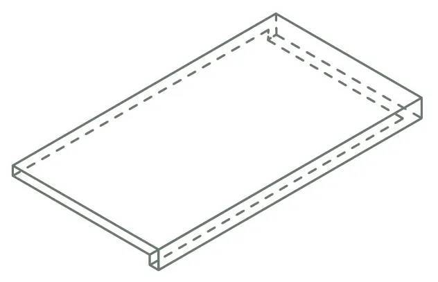 Ступень Italon Авангард X2 620070002831 Пьюр Правая 33x120