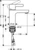 Смеситель для раковины Hansgrohe Metris S 31060000 фото 11