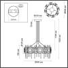 Подвесная люстра Odeon Light Modern Magnet 5407/92L фото 3