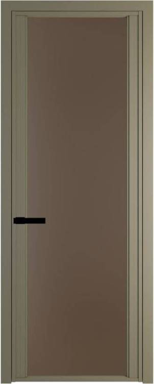 Межкомнатная дверь Profil Doors 2 AGP цвет профиля Шампань, стекло безопасное 6 мм монохром гляссе 700x2000