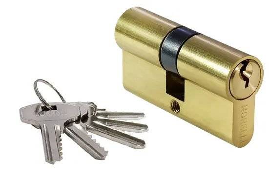 Цилиндр ключевой Morelli 60C PG золото, 60 мм