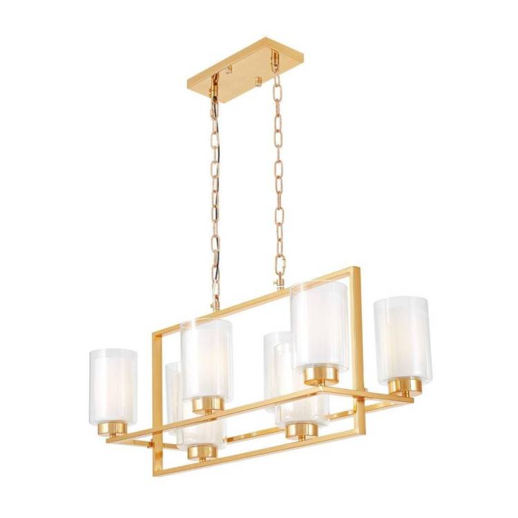 Подвесная люстра Lumina Deco Lino Ldp 1239-8 F.Gd