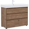 Тумба с раковиной Aquanet Nova Lite 00302480 100 дуб рустикальный, 3 ящика