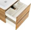 Тумба под раковину Belbagno Albano-Cer ALBANO-CER-600-2C-SO-RR 57x44x50 Rovere Rustico подвесная с двумя выкатными ящиками фото 5