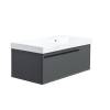 Тумба с раковиной La Fenice Elba FNC-01-ELB-G-90 Серый L