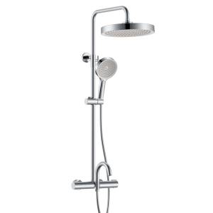 Душевая стойка Elghansa Radiant 6747157-2X с термостатом, хром