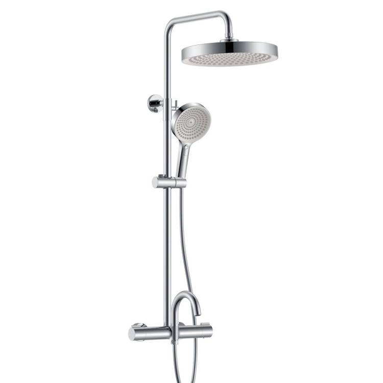 Душевая стойка Elghansa Radiant 6747157-2X с термостатом, хром